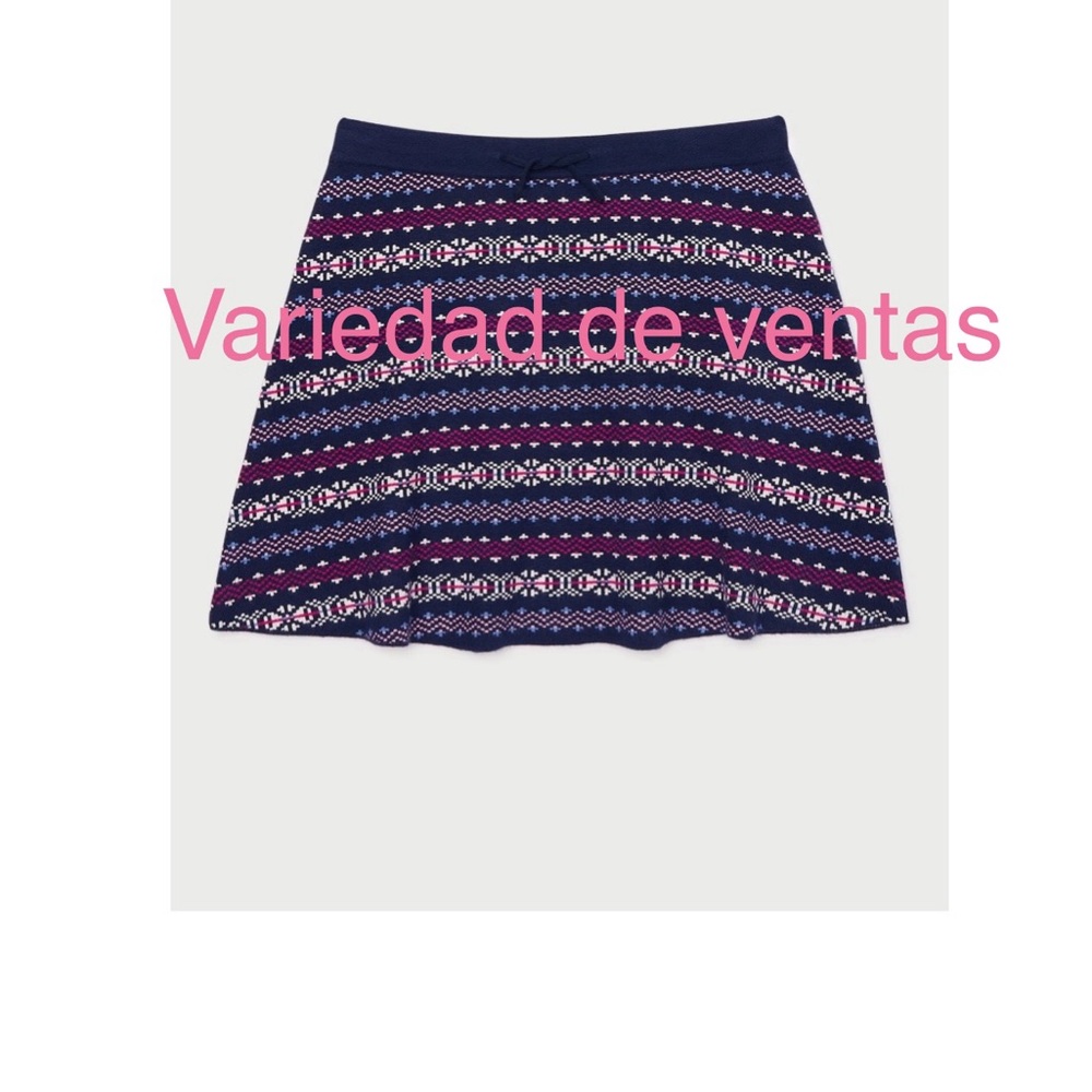 Free Assembly Girls Sweater Knit Flare Skirt, Size XXL(18)